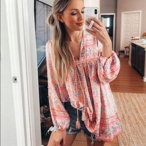 Goodnight Macaroon 'Sherry' Bohemian Tassel Tunic